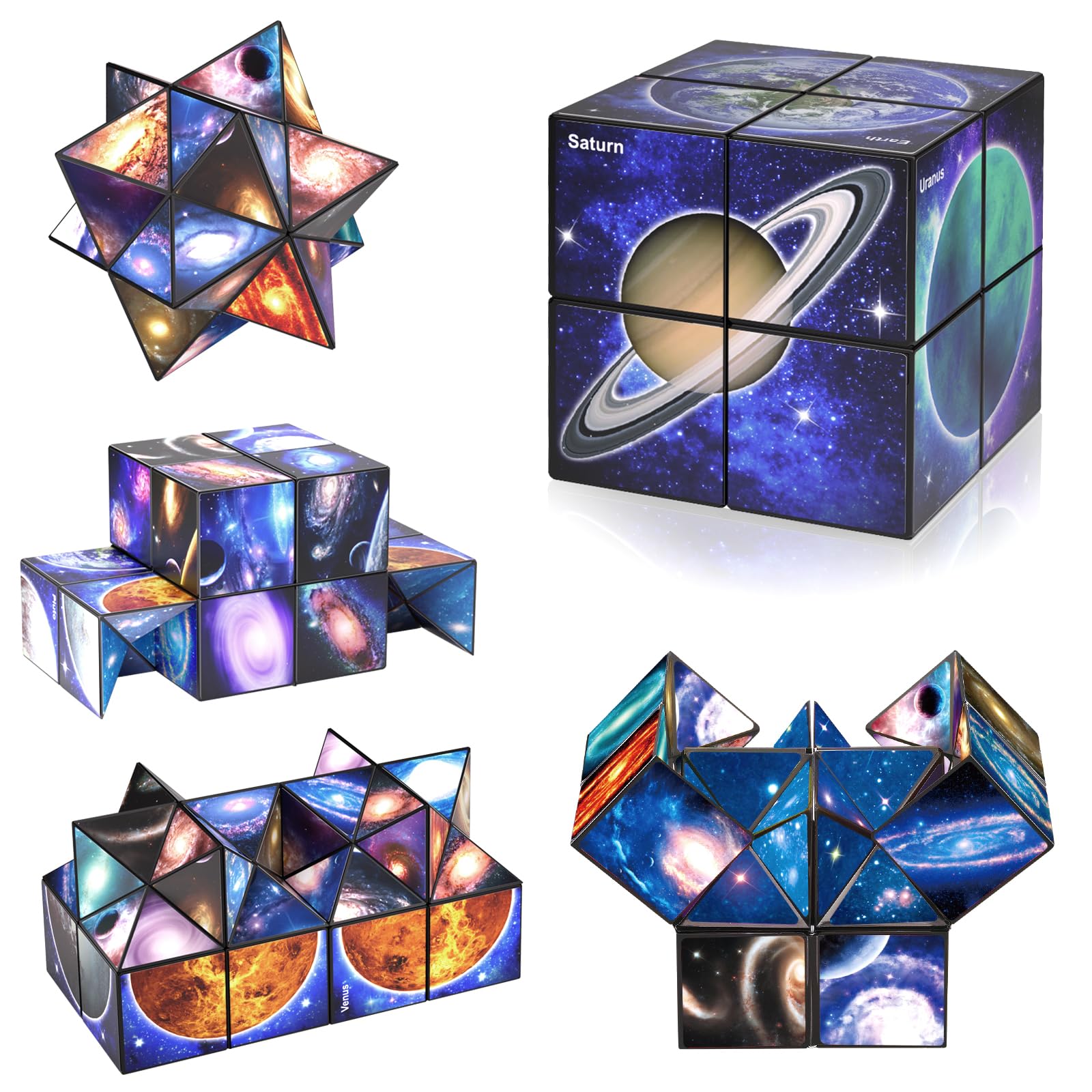 Euclidean Cube Sternenwürfel Verwandlungswürfel für Kinder und Erwachsene (Galaxiewürfel)  
Euclidean Cube Sternenwürfel
